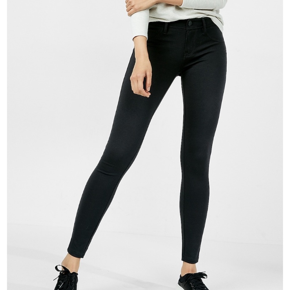 Express Five Pocket Ponte Knit Leggings